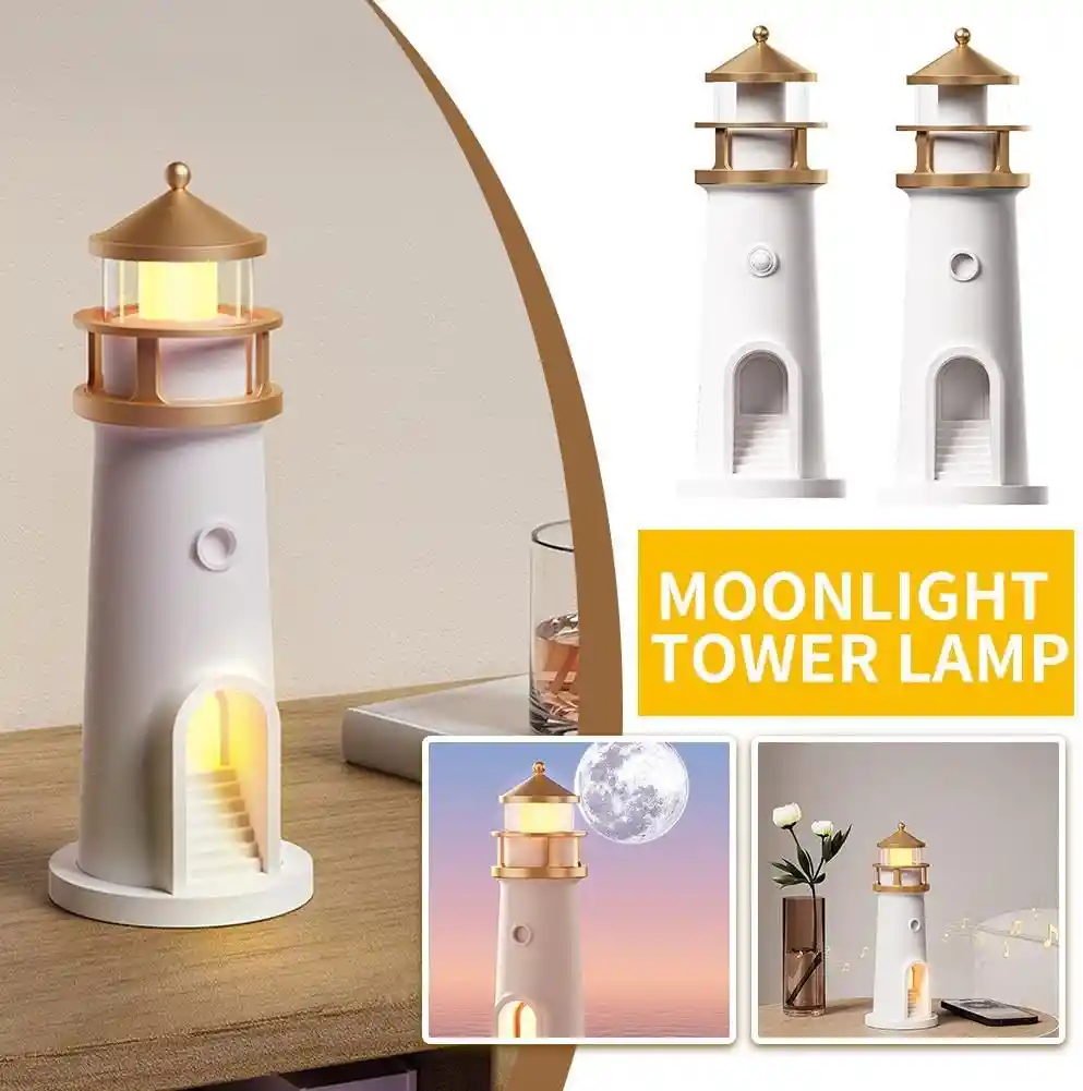 Lámpara Faro Led De Mesa Con Control Remoto
