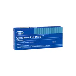 Clindamicina Invet Blister X 10 Tab