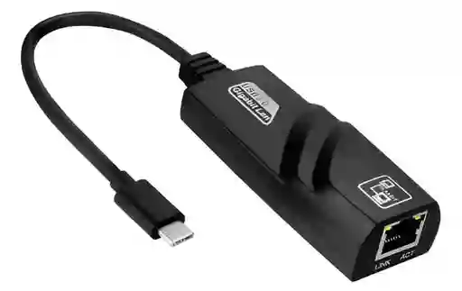 Convertidor Tipo C 3.1 A Rj45 Lan Ethernet Gigabit 1000mps