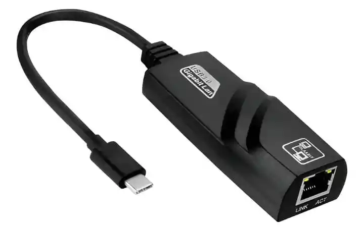 Convertidor Tipo C 3.1 A Rj45 Lan Ethernet Gigabit 1000mps