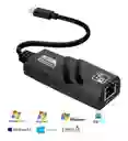 Convertidor Tipo C 3.1 A Rj45 Lan Ethernet Gigabit 1000mps
