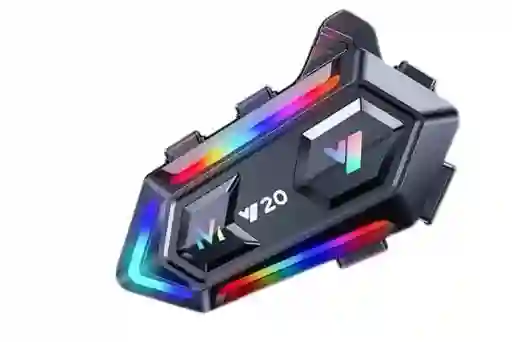 Intercomunicador Bluetooh Auricular Casco Moto V 20 Max