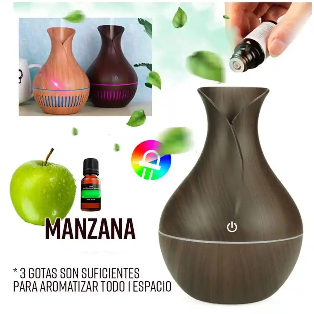 Humidificador Ultrasónico En Forma De Jarrón