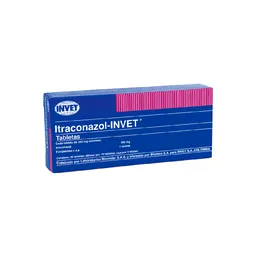 Itraconazol Invet Caja X 10 Tab