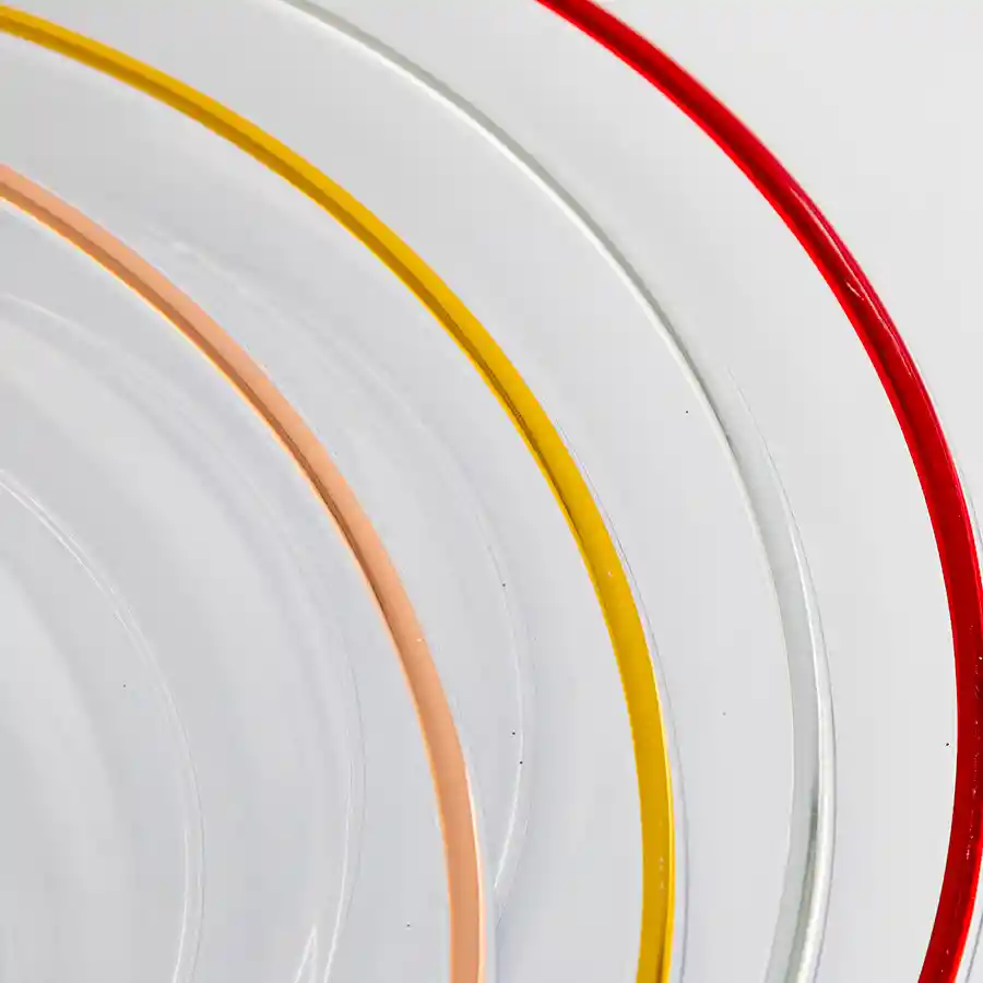 Portaplato Expressions Borde Color 33 Cm 4 Ud Plastico