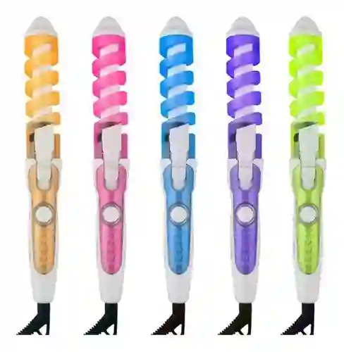 Pinza Rizadora Onduladora En Espiral Ceramica Profesional