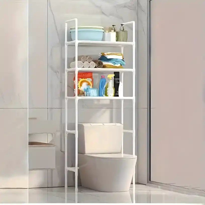 Mueble Organizador Para Baño 3 Niveles Estantería Resistente Multiusos