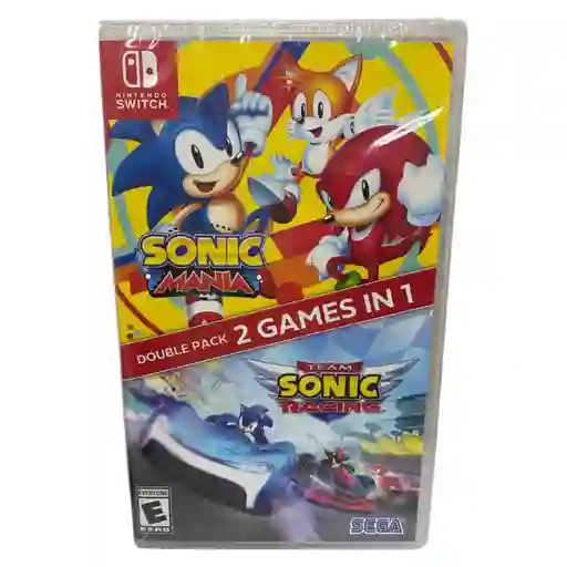 Sonic Mania + Team Sonic Racing Para Nintendo Switch Nuevo Fisico