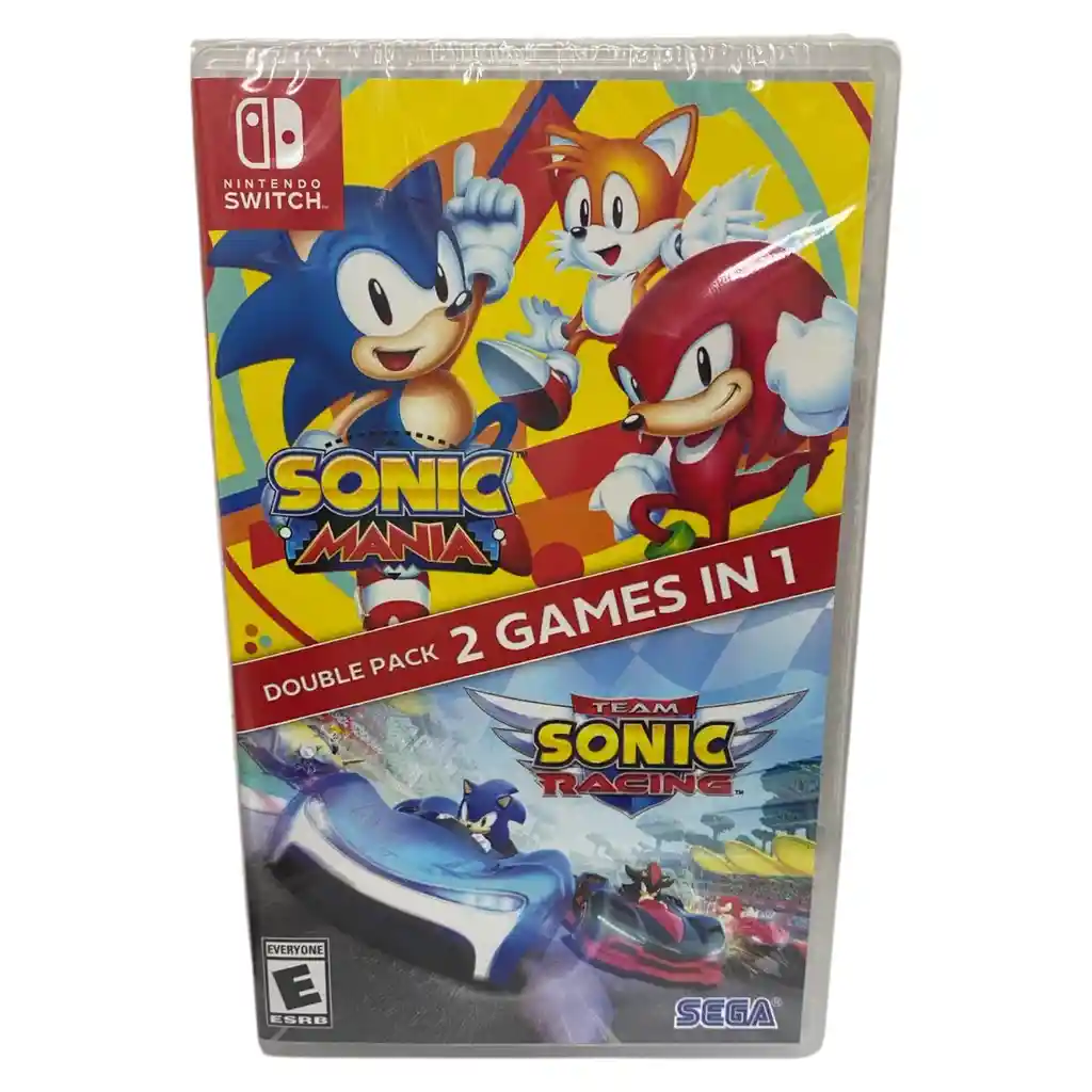 Sonic Mania + Team Sonic Racing Para Nintendo Switch Nuevo Fisico
