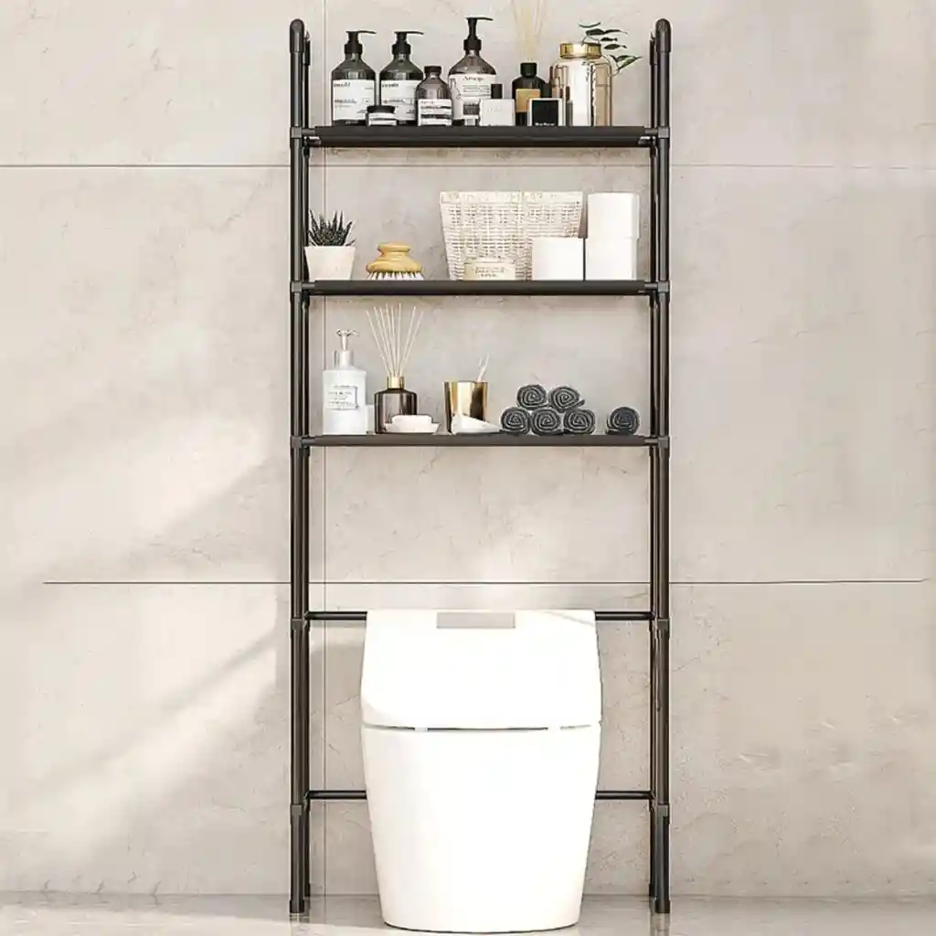 Mueble Organizador Para Baño 3 Niveles Estantería Resistente Multiusos