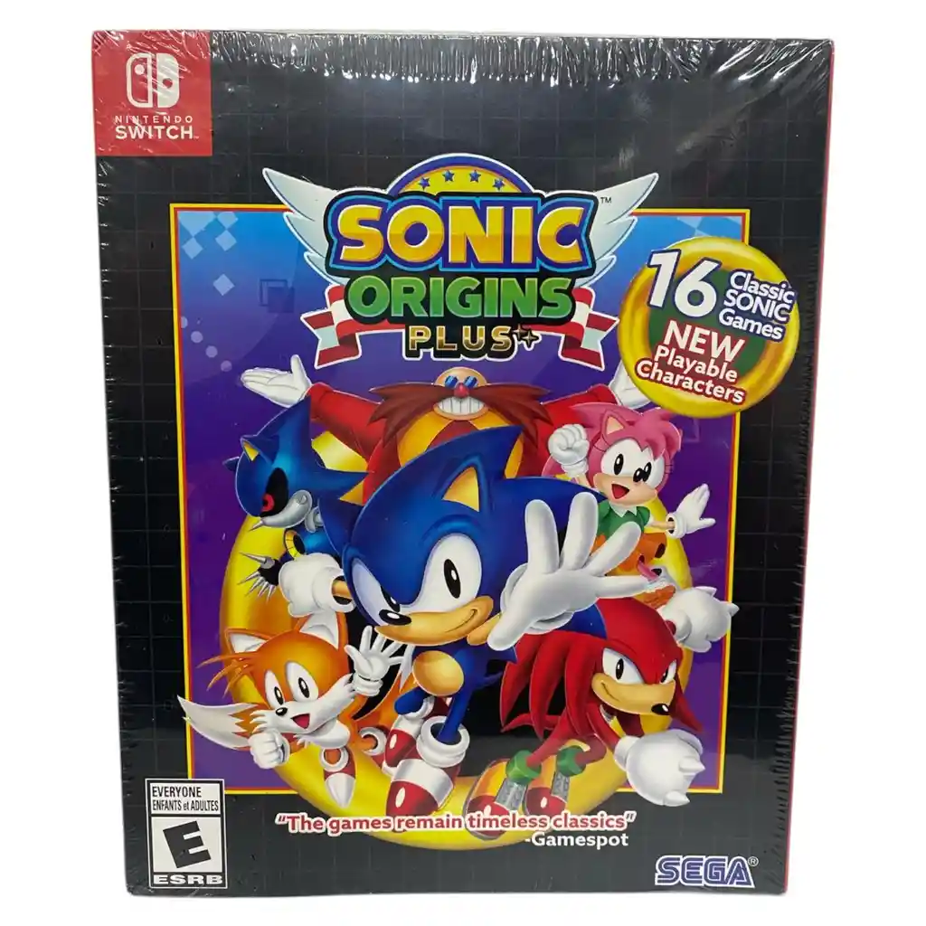 Sonic Origins Plus Nintendo Switch Nuevo, Sellado Y Fisico