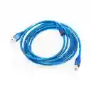 Cable Usb Blindado Para Impresora - 0.5 metros