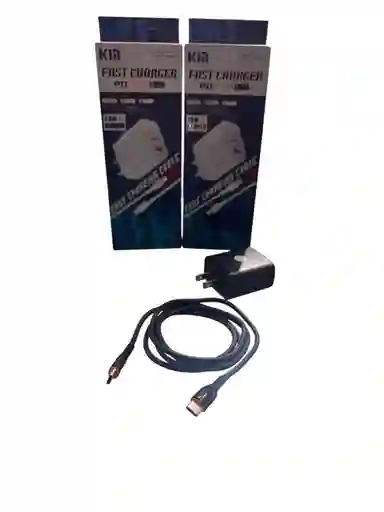 Cargador 20w Tipo C A Tipo C K-c26 Negro