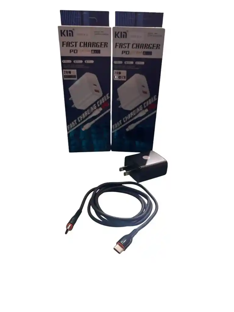 Cargador 20w Tipo C A Tipo C K-c26 Negro