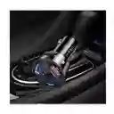 Cargador Plugin De Carro 55w Mle-66pd Con 2 Usb Y 1 Tipo C