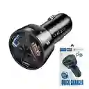 Cargador Plugin De Carro 55w Mle-66pd Con 2 Usb Y 1 Tipo C