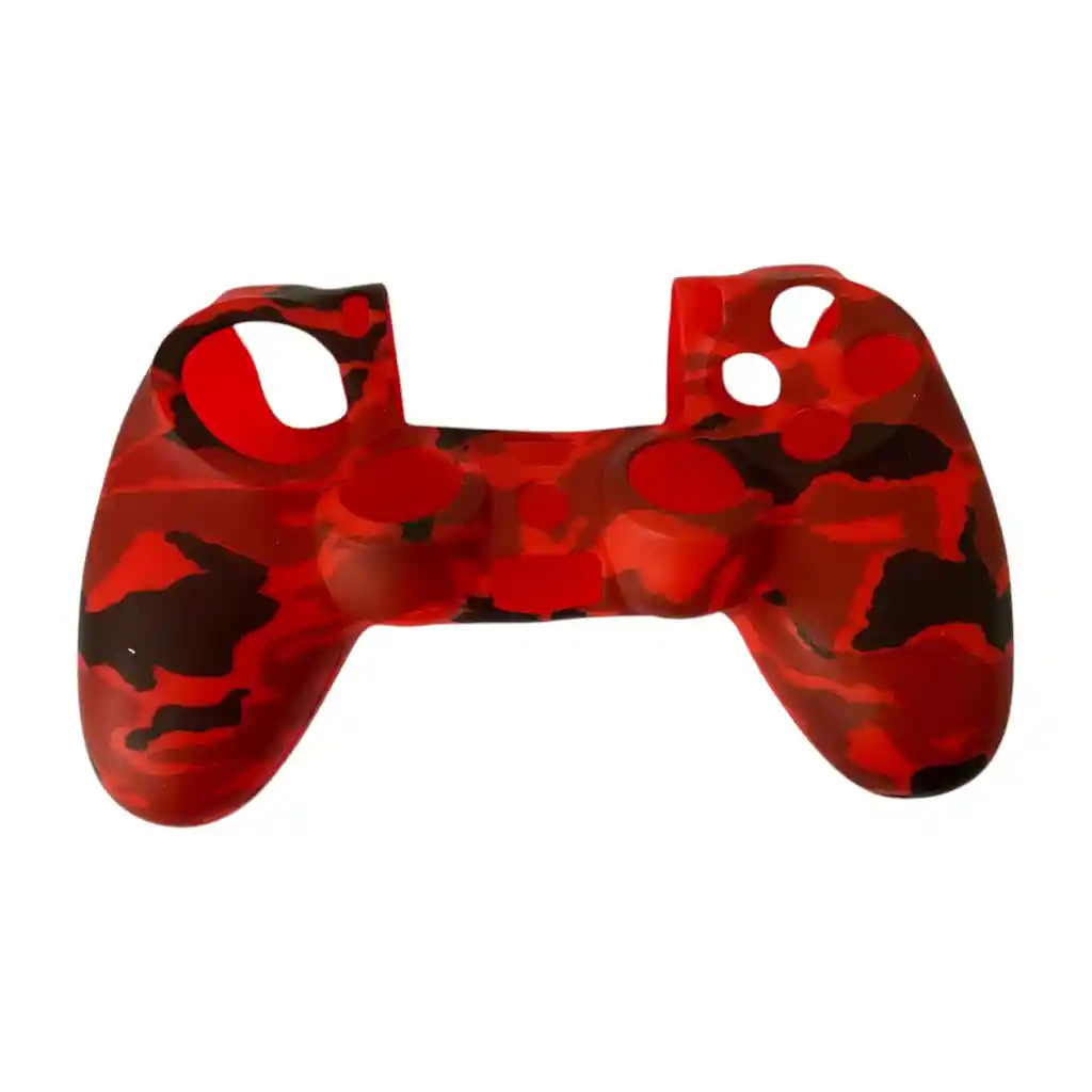Funda En Silicona De Diseño + 2 Grips Para Control Ps4