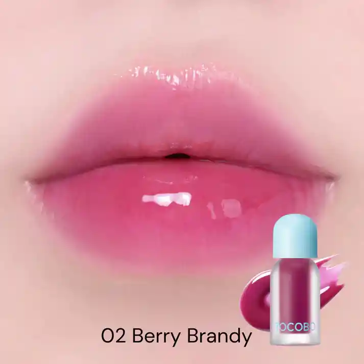 Aceite Labial Voluminizador Juicy Berry Tocobo Juicy Berry Plumping Lip Oil 3.5g - Tono Berry Brandy