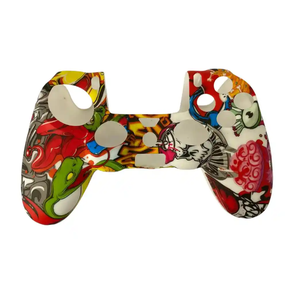 Funda En Silicona De Diseño Compatible Control Ps4