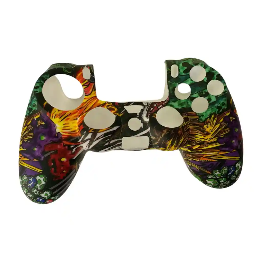 Funda En Silicona De Diseño Compatible Control Ps4