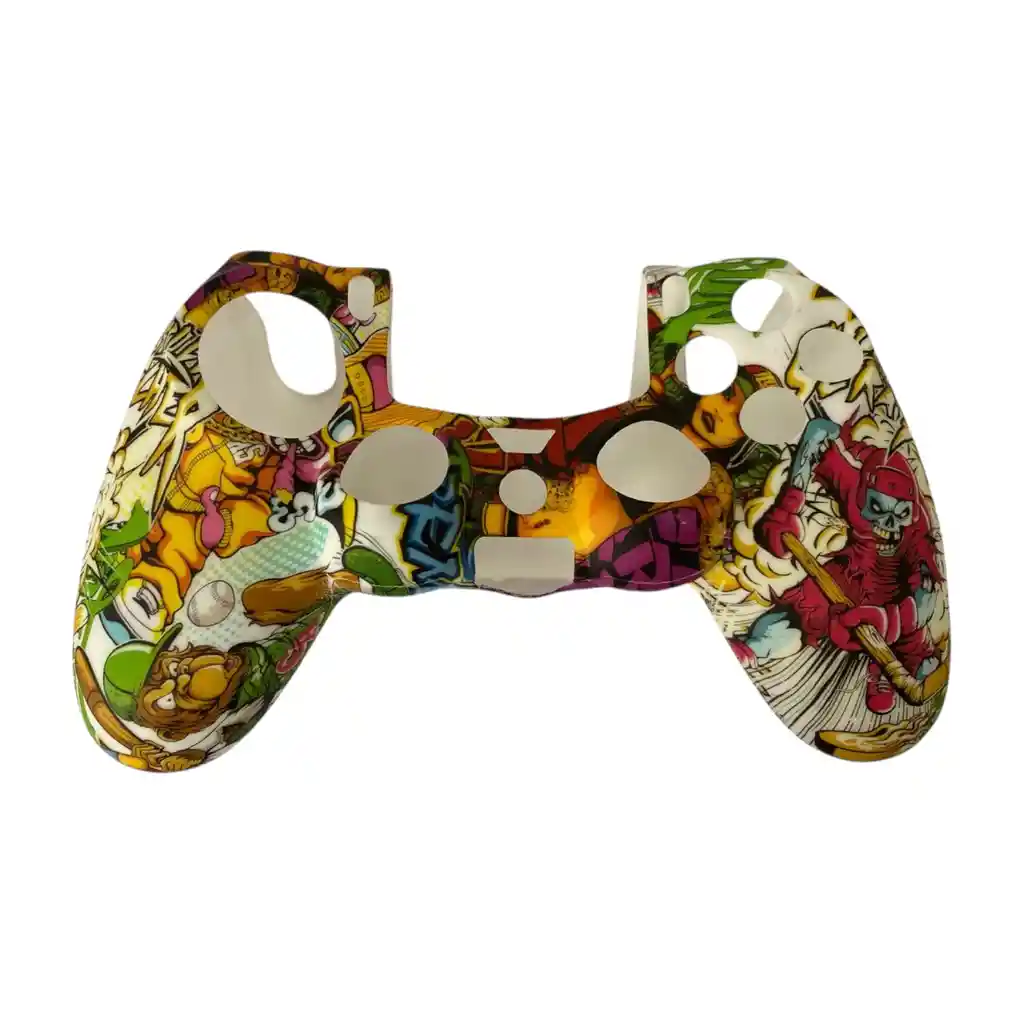 Funda En Silicona De Diseño Compatible Control Ps4