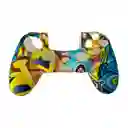 Funda En Silicona De Diseño Compatible Control Ps4