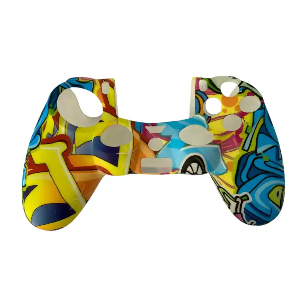 Funda En Silicona De Diseño Compatible Control Ps4