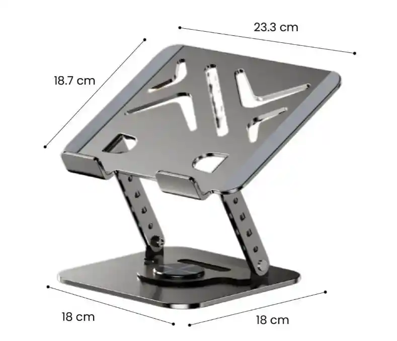Soporte Base Ajustable Giratorio Portátil Para Mac Macbook Notebook Tablet Ajustable 360