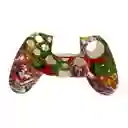 Funda En Silicona De Diseño + 2 Grips Para Control Ps4