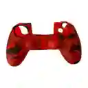 Funda En Silicona De Diseño + 2 Grips Para Control Ps4