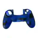 Funda En Silicona De Diseño + 2 Grips Para Control Ps4