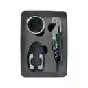 Kit Para Vino Santini 10x4cm 3 Pz Acero