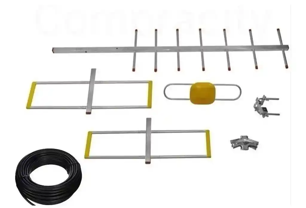 Antena Grande Exterior Con Cable De 10 Metros E-11