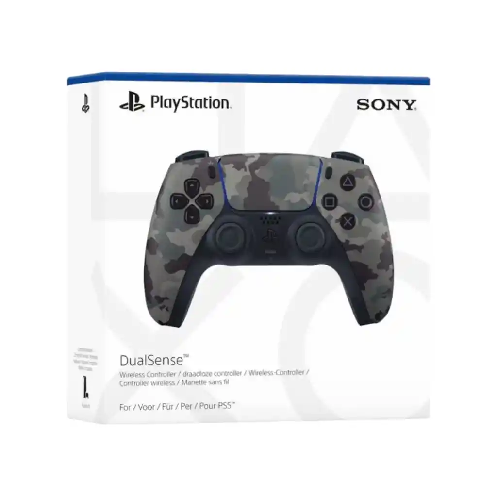Control / Mando / Joystick Para Play Station 5 Dualsence Grey Camouflage Nuevo