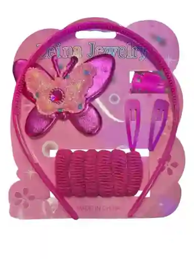 Set De Moñas Para Niñas