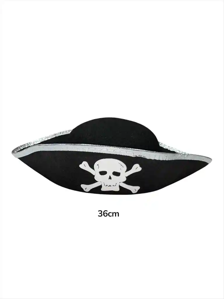 Sombrero Pirata Adulto Para Halloween Hora Loca Carnaval Ref 0256