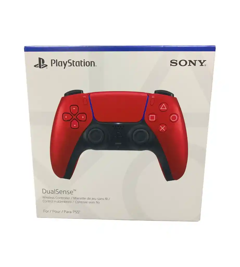 Control/ Mando Dualsence Volcanic Red Para Ps5