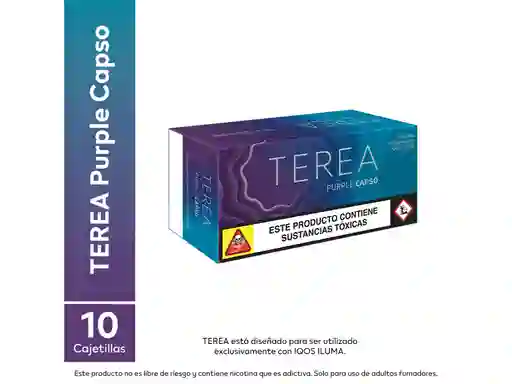Terea Purple Capso Cartón X10 Unidades