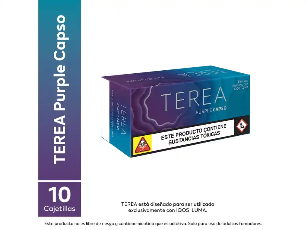Terea Purple Capso Cartón X10 Unidades