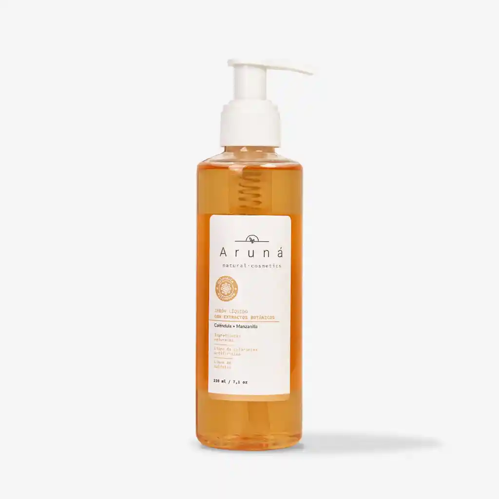 Aruná Jabón Limpiador Facial Caléndula Y Manzanilla 210ml