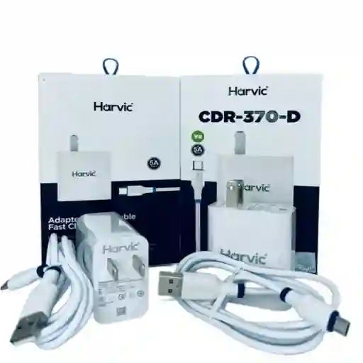Cargador Harvic Tipo V8 Carga Rapida 5a 27w