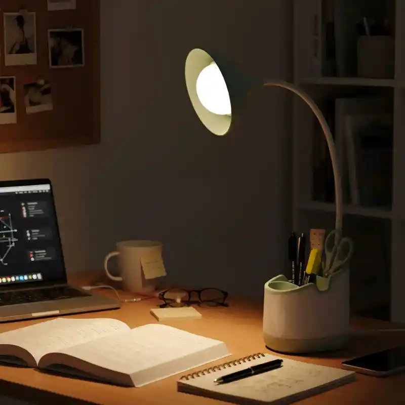 Lampara De Escritorio Led Multifuncional Multifuncional 3 En 1