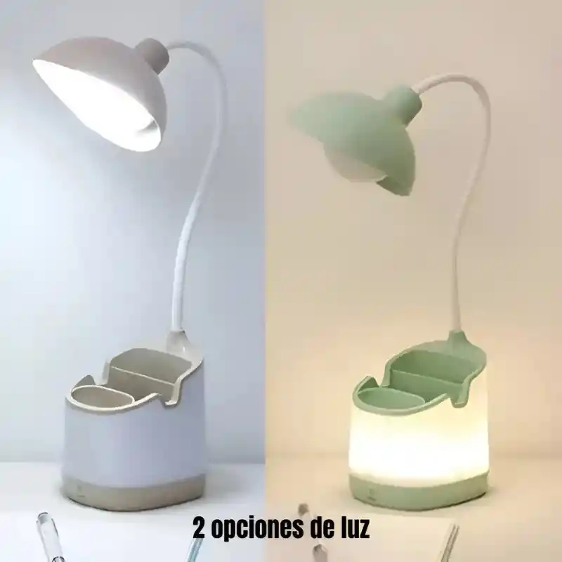 Lampara De Escritorio Led Multifuncional Multifuncional 3 En 1