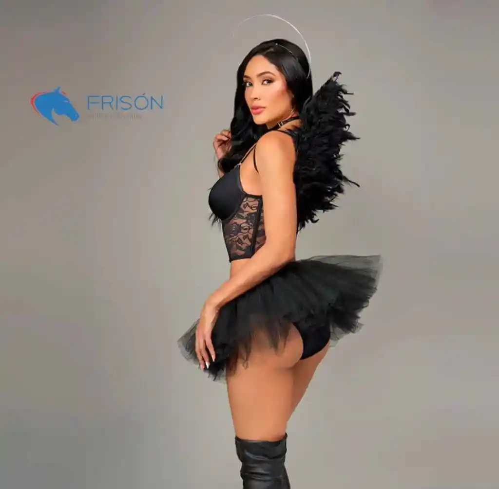 Disfraz Night Angel Negro