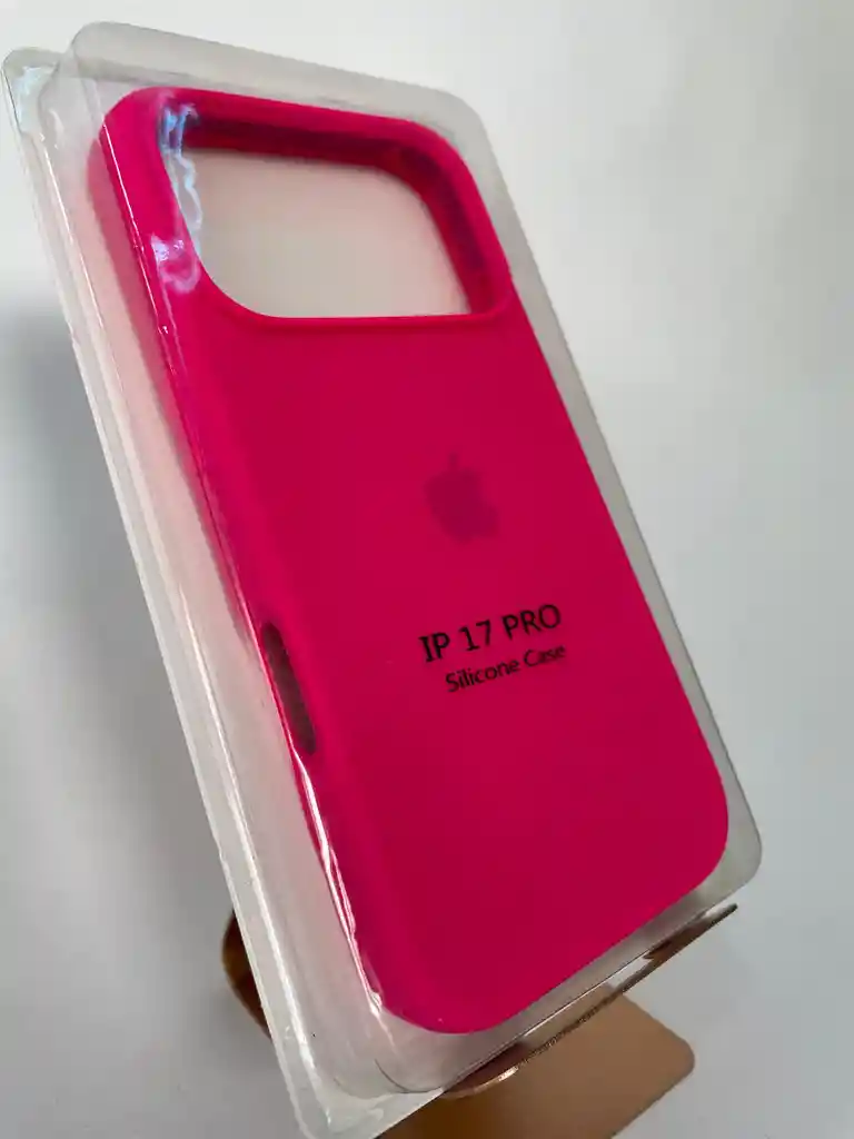 Silicon Case Iphone 17 Pro Fucsia
