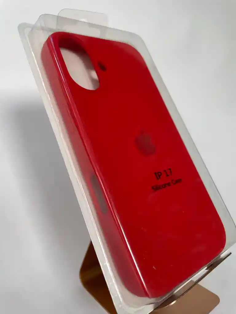 Silicon Case Iphone 17 Rojo