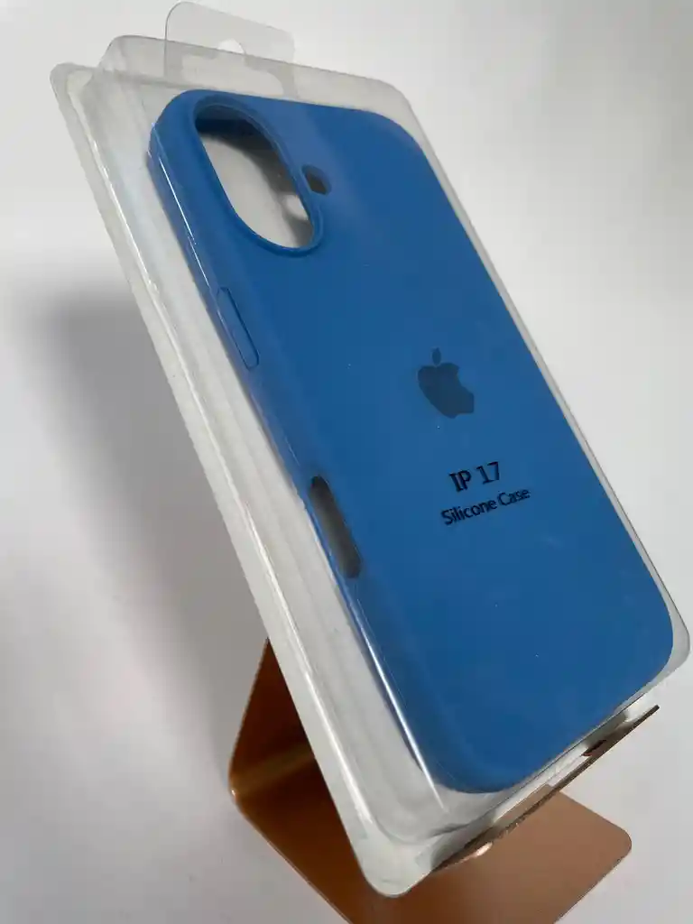 Silicon Case Iphone 17 Azul