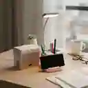 Lampara De Mesa Multifuncional Con Porta Lápices Y Soporte Para Celular