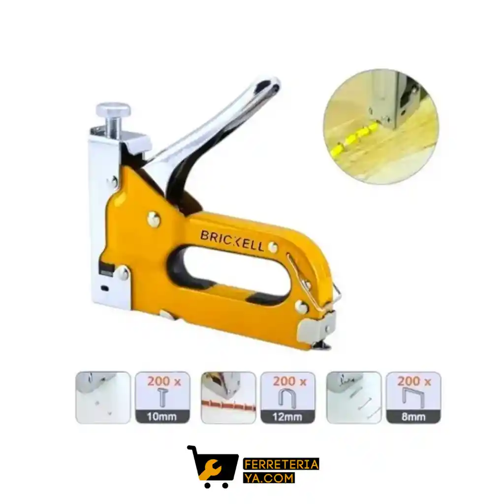 Grapadora Manual Industrial Metalica Brickell