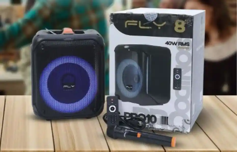 Parlante Cabina Pro 10 Fly Portatil 8" Sonido Profesional